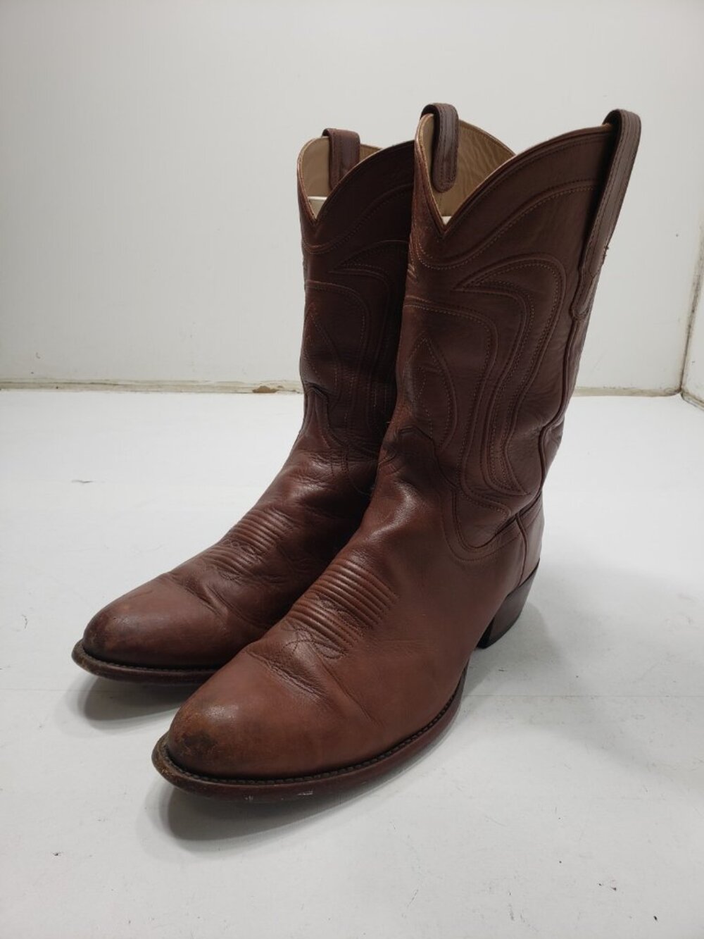 Tecovas The Cartwright 1000 Men's 14D Brown Leather Western Cowboy Boots